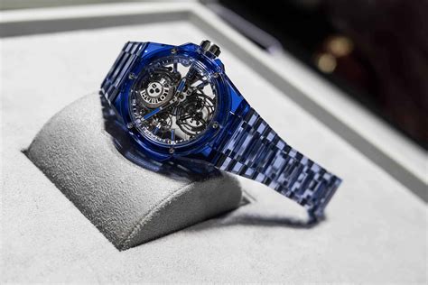 hublot big bang blau|hublot blue sapphire crystal.